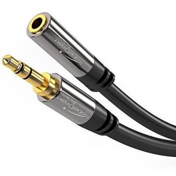 Connettore Audio Stereo 5m con Jack 3,5mm Maschio > Femmina