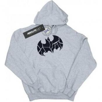 Busta di stile Batman: hoodie con scudo unicolore