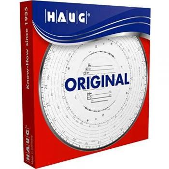RNK Verlag Disque à diagramme HAUG, 125 km/h, combi - Tableau de bord numérique avec disque de calibrage HAUG pour voitures rapides