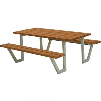 Kaiserkraft - Set Tavolo e Panche in Legno per 6