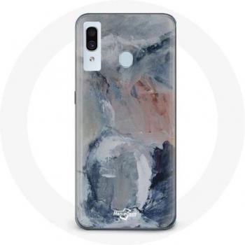 Gray Abstract Texture Phone Case for Samsung Galaxy A30
