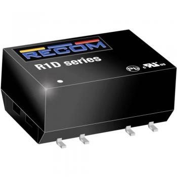 Convertitore DC/DC SMD 5V 1W con 2 uscite - RECOM R1D-0505