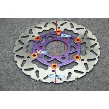 Motorcycle Brake Discs 220mm Diameter 57mm/70mm Hole Spacing