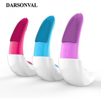 Electric Vibration Silicone Cleansing Brush