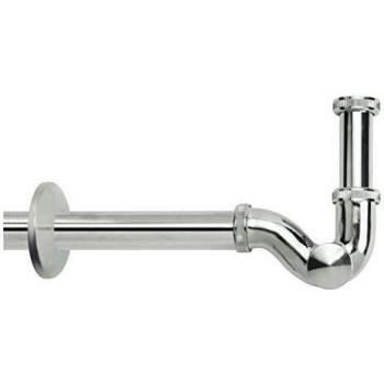 Sifone a P in ABS Cromato Standard