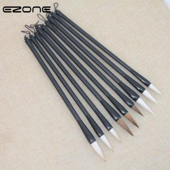 EZONE Artistic Woolen Wolf Hair Brush