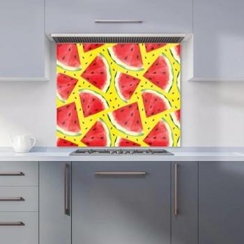 Watermelon Print Kitchen Splashback
