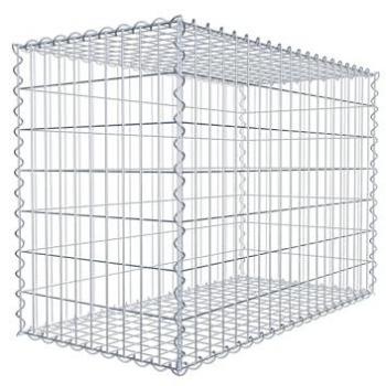 Gabion décoratif 100 cm x 70 cm x 50 cm - Mailles 5 cm x 10 cm