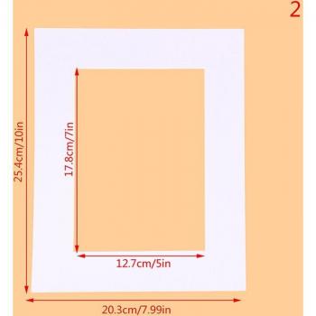 Papel Pasillo Blanco para Marcos 7 y 10