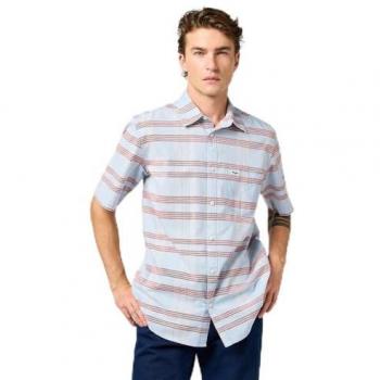 Wrangler Camisa con Bolsillo Hombre Manga Corta