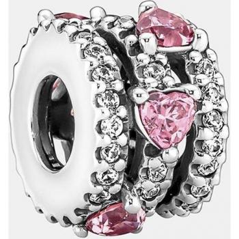 Pandora Triple Halo Hearts Charm