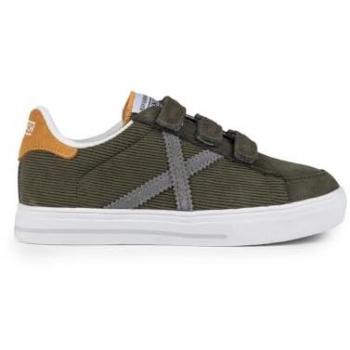 Zapatillas Munich Mini Rete verde caqui infantil - 32