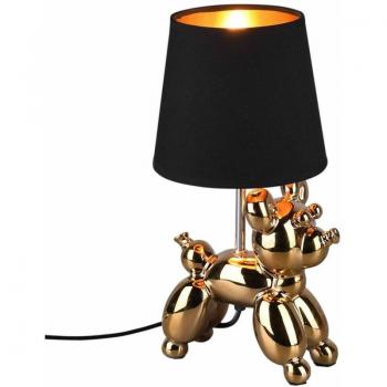 Elegante Tischleuchte im Hundedesign