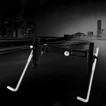 Universal Adjustable Metal Bracket Stand for Trucks - Black/Silver Stabilizer Accessories (16cm-22.5cm)