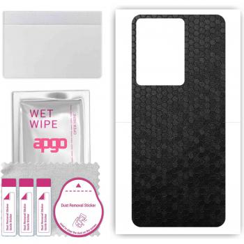 Vivo iQOO Z7s Back Wrap Film - Black Honeycomb Design