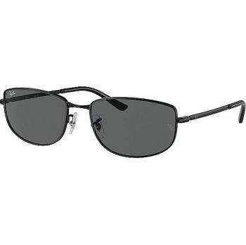Ray-Ban Round Sunglasses 59mm Black/Gray Solid One Size