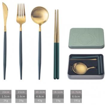 Set de Vajilla Compacta para Acampar