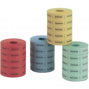 Herlitz Getränkemarken, 30 x 55 mm, 1.000 Abriss je Rolle