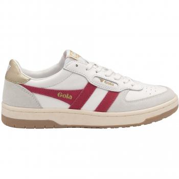 Gola Sneaker Hawk Bianca / Lampone / Oro EU 37