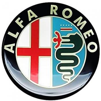 Logo 3D Alfa Romeo Pegatina Oficial de 58 mm
