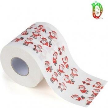 Holiday Pattern Toilet Paper Roll - Cute Christmas Designs for Decoration