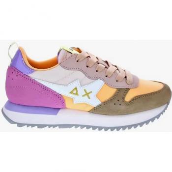 Stargirl Sneakers Femme Sun68 en Couleurs Variées – Daim et Tissu Polyéthylène