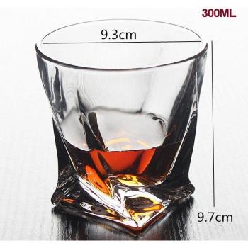 Twist Heat-Resistant Lead-Free Crystal Drinkware - Multi-Pattern Beer, Whiskey, Brandy, Vodka Glass