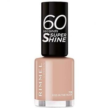 Dtos Janeiro! Rimmel 60 Seconds Super Shine 708 Kiss In The Nude Esmalte rápido