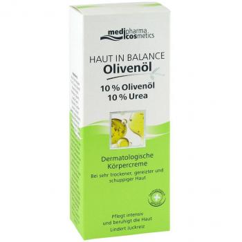 Medipharma Cosmetics Olivenöl Haut in Balance Körpercreme, 200 ml Ohne Farbstoffe
