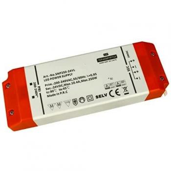 Transformador Fuente Slim 24 V 250 W 10,4 A Snappy SNP250‑24VL