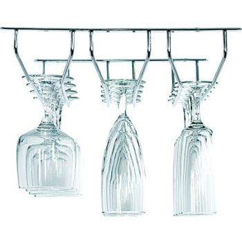 Stalgast Binario in vetro a cinque file 48x7x35,5 cm argento