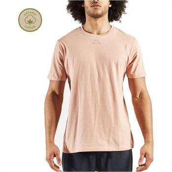 Camiseta Kappa Edson manga corta para hombre color rosa