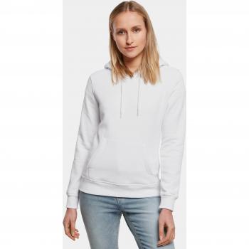 Build Your Brand Felpa Con Cappuccio Heavy White XS