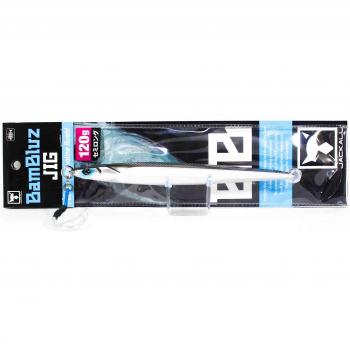 Metal Jig Jackall Bambluz Semi Long 120 grami Alluminio Argento