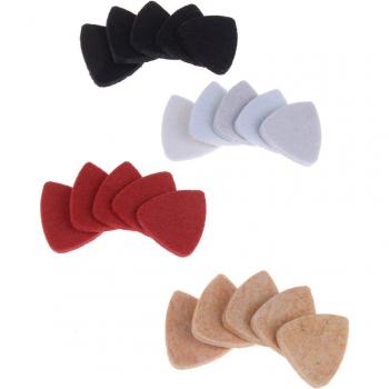5 Pcs Mandolin Wool Felt Picks