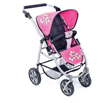 CHIC2000 Puppenwagen 637 46 3‑in‑1 Kombi EMOTION ALL IN – Pink Checker (Kombination)