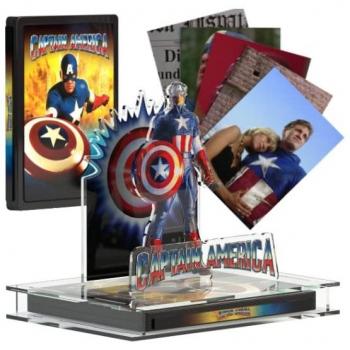 Display 3D Capitán América (1990) Steelbook + Blu Ray