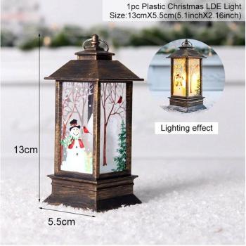 Santa Wind Light Christmas Garland