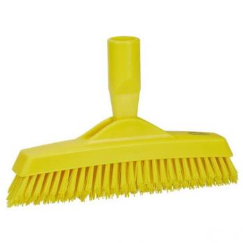 Vikan Crevice Scrub 225 mm Ultra Rigido Giallo