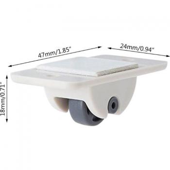 4pcs Heavy Duty Stickable Wheels