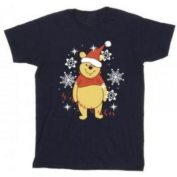 T-shirt invernale navy blue Winnie The Pooh per ragazzi 12-13 anni