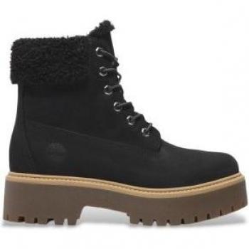 Timberland Stone Street Mid gefütterte Stiefeletten für Damen in Schwarz