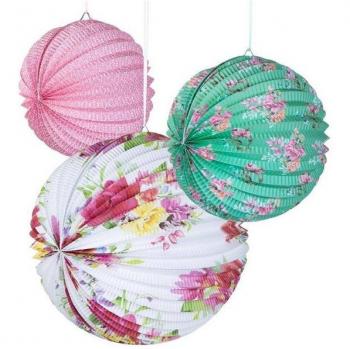 Gartenparty Lampions 3er Set