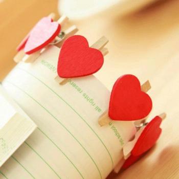 Juguetes de Madera Mini Corazón - 20 Unidades