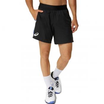 Pantalón corto Asics Match 7” Negro y Azul
