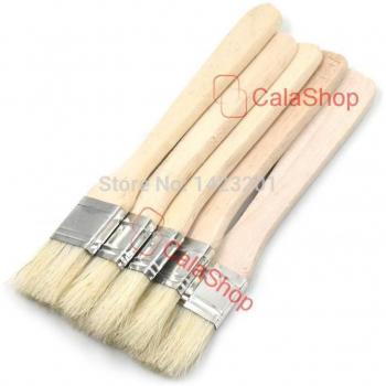 Premium 5‑Pack 25 mm (1) Precision Paint Brush Set – Wood Handle