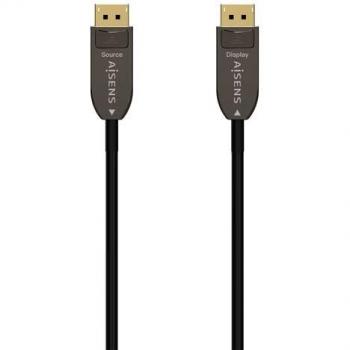Cable DisplayPort 1.4 AOC 8K Aisens A155-0608/ DisplayPort Macho - DisplayPort Macho/ 20m/ Negro
