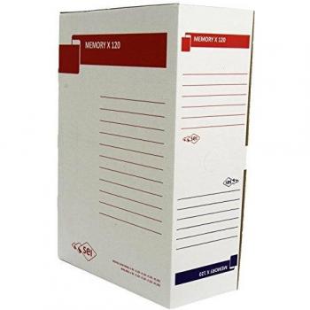 Scatola archivio Sei Rota Memory X 120 25x35 cm dorso 12 cm bianco 673212