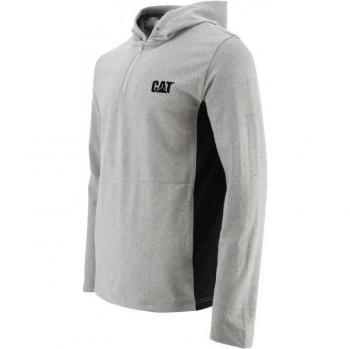 Moletom Caterpillar Coolmax Quarter Zip Masculino S Gris