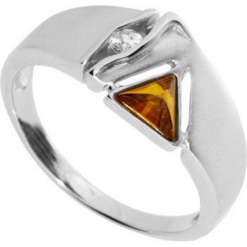 Ostsee Schmuck Finger- und Ringer Benita – 925‑Silber, Bernstein, Zirkonia